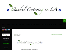 Tablet Screenshot of istanbulcateringinla.com